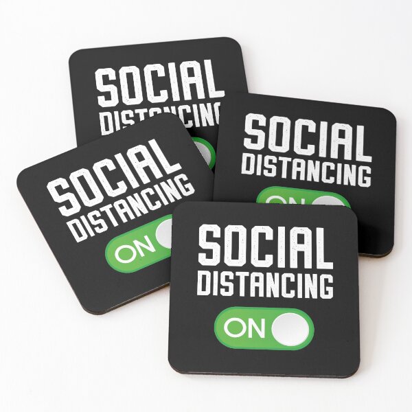 Item preview, Social Distancing ON Virus Gift Mask Nerd designed and sold by teeseeds.