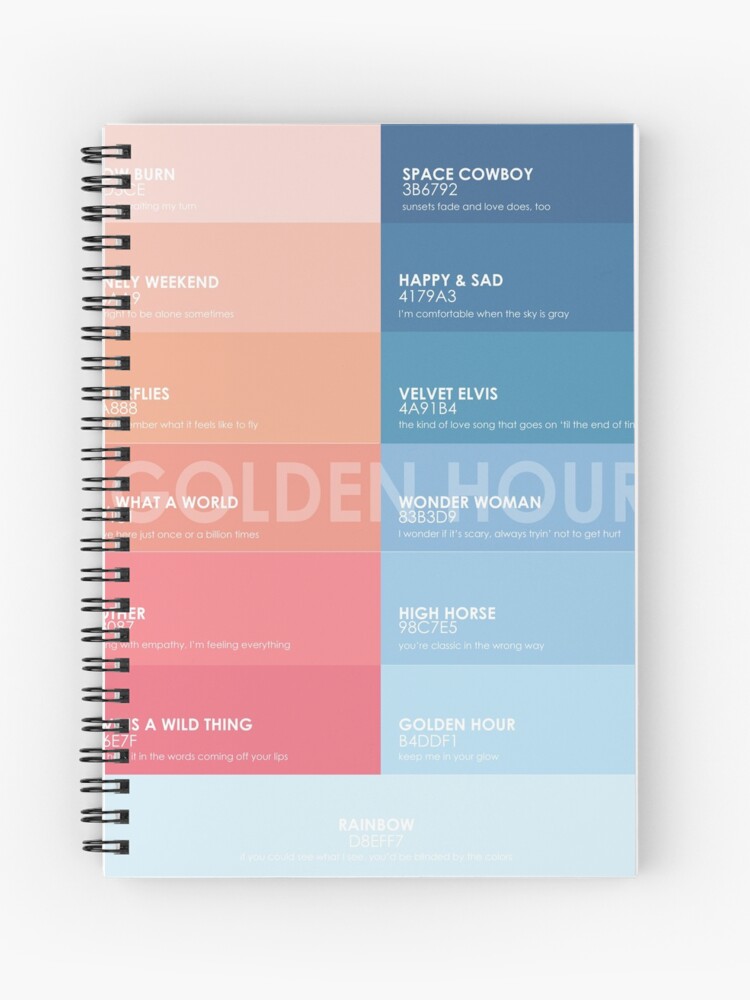 Golden Hour Spiral Notebook