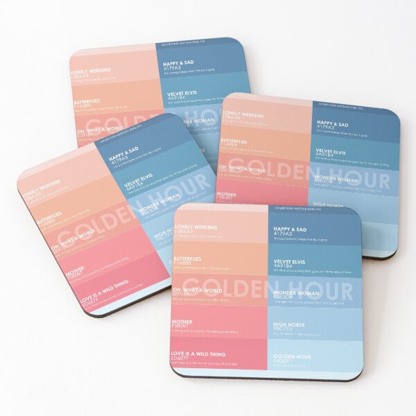 Item preview, Golden Hour Album Color Palette designed and sold by robyng723.
