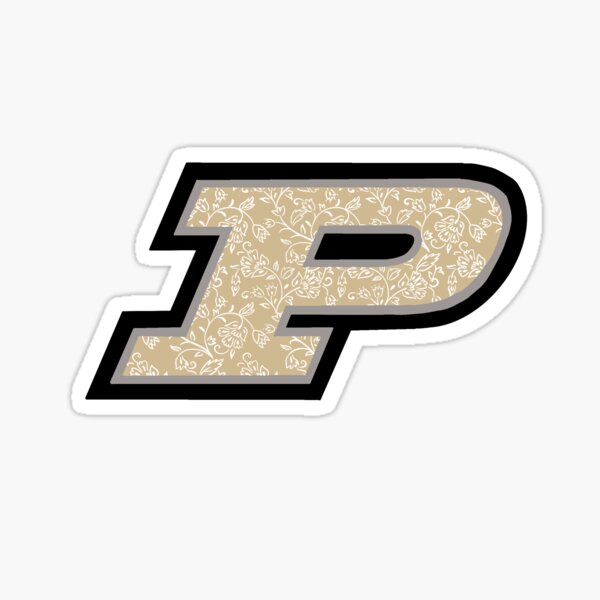 Aperçu de l'œuvre Logo de fleurs de l'Université Purdue créée et vendue par ehalverson101.