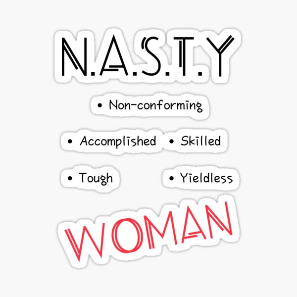 nasty-woman-mnemonic-definition-sticker-by-designnv-redbubble