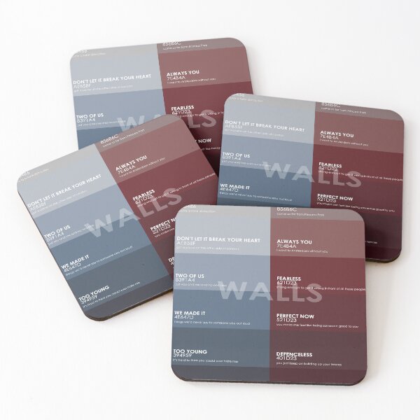 Item preview, Walls Album Color Palette designed and sold by robyng723.