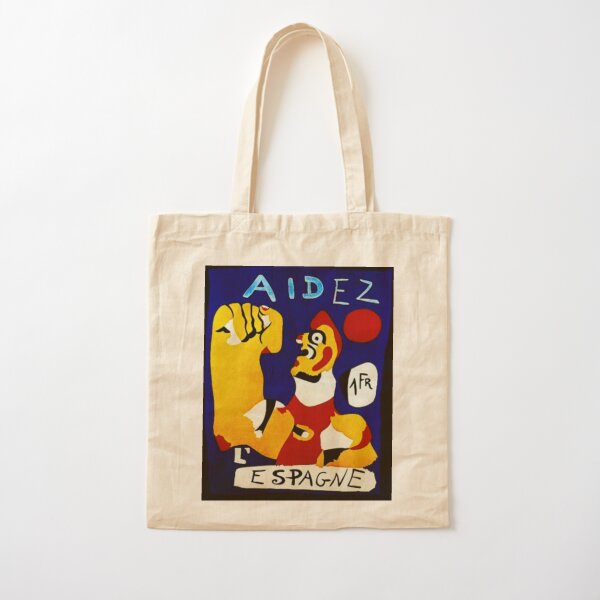 Joan Miró | "Aidez Espagne" - 'Ayuda a España' Poster Cotton Tote Bag