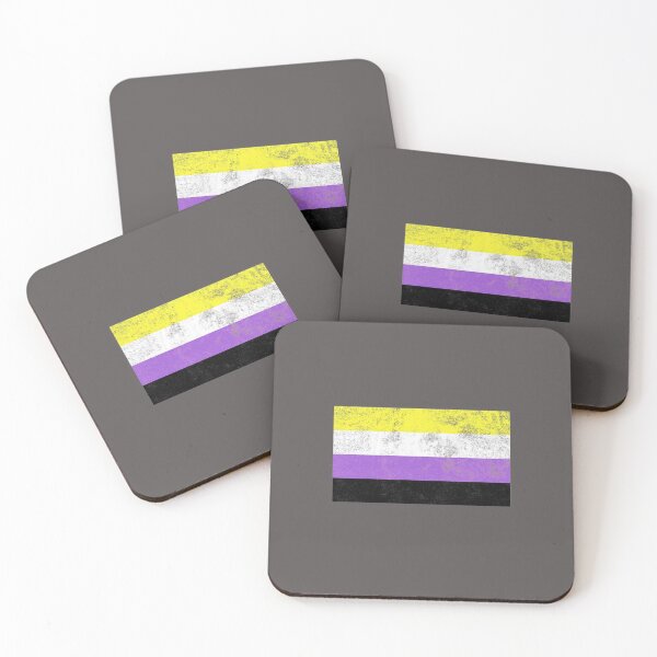 Item preview, Non-binary Flag Pride Identity LGBT Non-binary Graphic designed and sold by SpookshowDesign.
