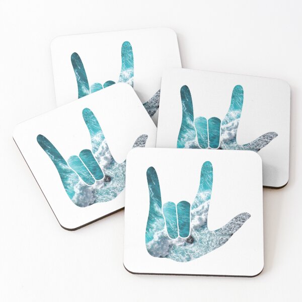 Item preview, LOVE YOU (Blue Waves) designed and sold by yawnni.