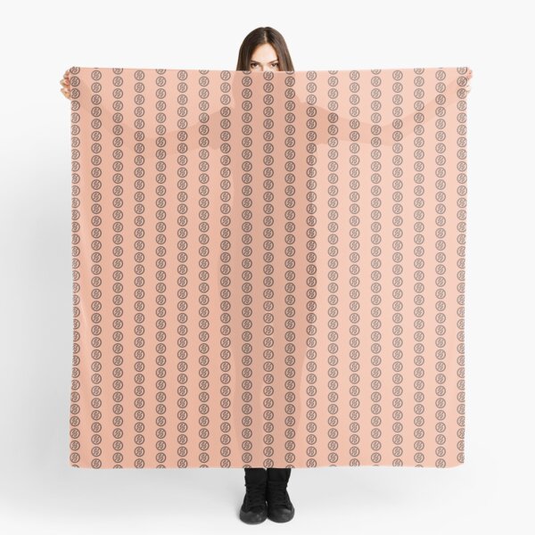 J. J. Hanna Logo in Peach Scarf