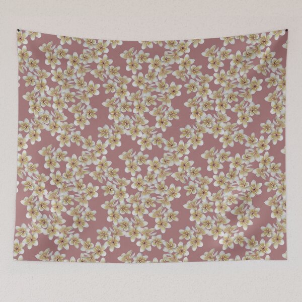 Item preview, Vintage frangipani flowers designed and sold by varelagraphics.
