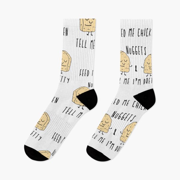 Item preview, Feed me chicken nuggets and tell me I’m pretty  designed and sold by Pinkmagenta.