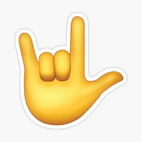 Item preview, ILY (Emoji) designed and sold by yawnni.