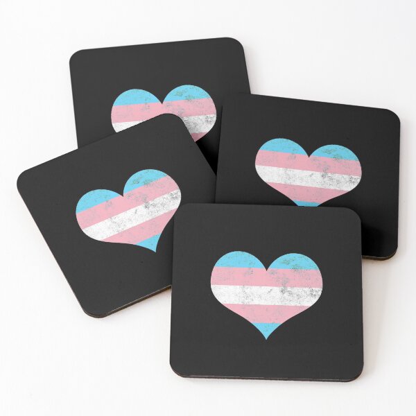 Item preview, Transgender Pride Heart Flag Identity LGBT Graphic designed and sold by SpookshowDesign.