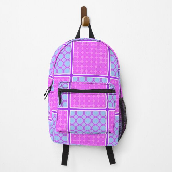 Item preview, PINK AND PURPLE CHECK PATCHWORK DESIGN FOR ACCENTS IN  CHECKS WITH SQUARES AND SMALL POLKADOTS designed and sold by ozcushionstoo.