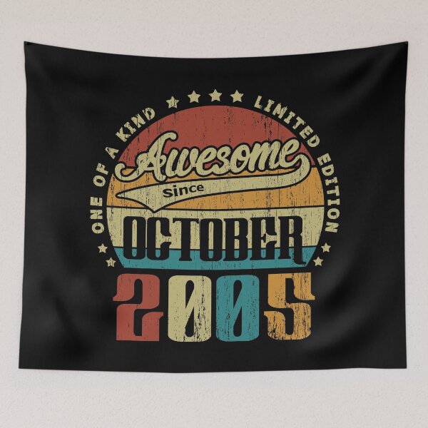 Item preview, Vintage Octubre de 2005 Único en su clase desde octubre de 2005 Regalo de cumpleaños número 15 15 años designed and sold by Takatv.