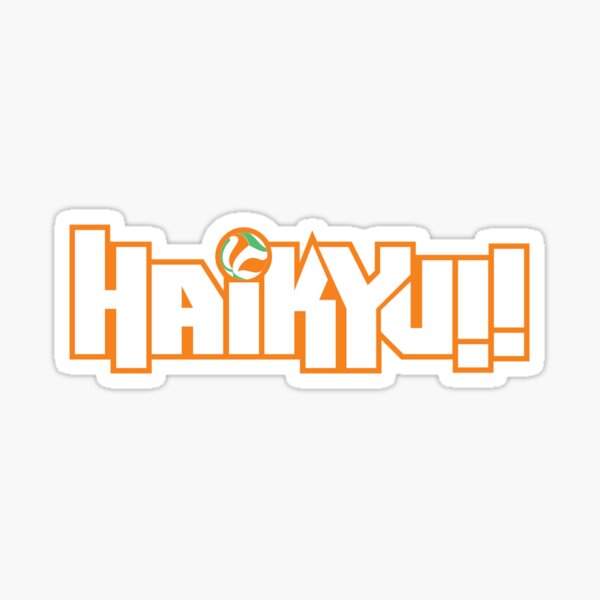 anime haikyuu logo sticker for sale by otakuchaneru redbubble