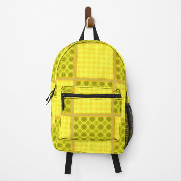 Item preview, LIGHT YELLOW AND MUSTARD YELLOW  PATCHWORK CHECKS WITH SQUARES AND SMALL POLKADOTS designed and sold by ozcushionstoo.