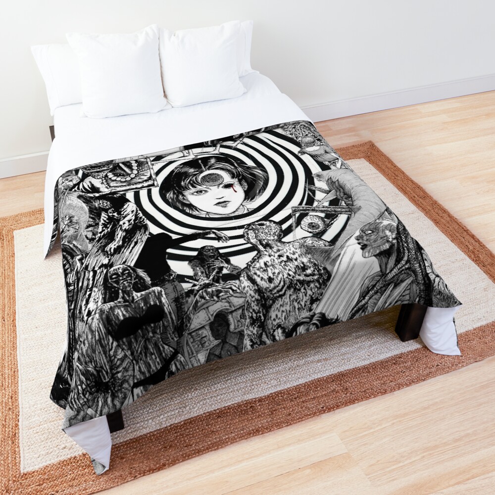 junji ito collage 2 Comforter