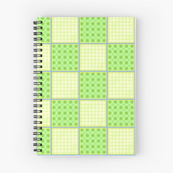 Item preview, LIGHT GREEN  AND LIME GREEN   PATCHWORK CHECKS WITH SQUARES AND SMALL POLKADOTS designed and sold by ozcushionstoo.