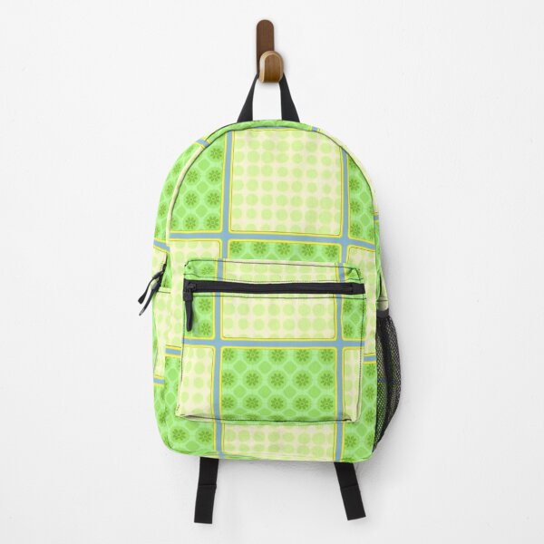 Item preview, LIGHT GREEN  AND LIME GREEN   PATCHWORK CHECKS WITH SQUARES AND SMALL POLKADOTS designed and sold by ozcushionstoo.