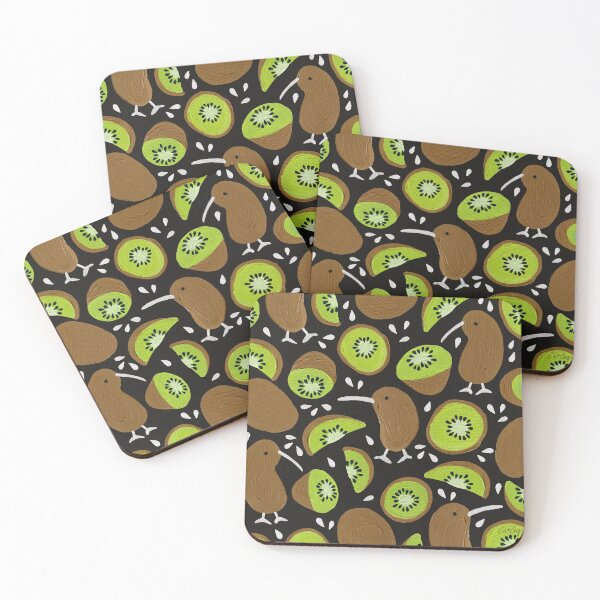 Item preview, Kiwis & Kiwis – Charcoal Palette designed and sold by Cat Coquillette.