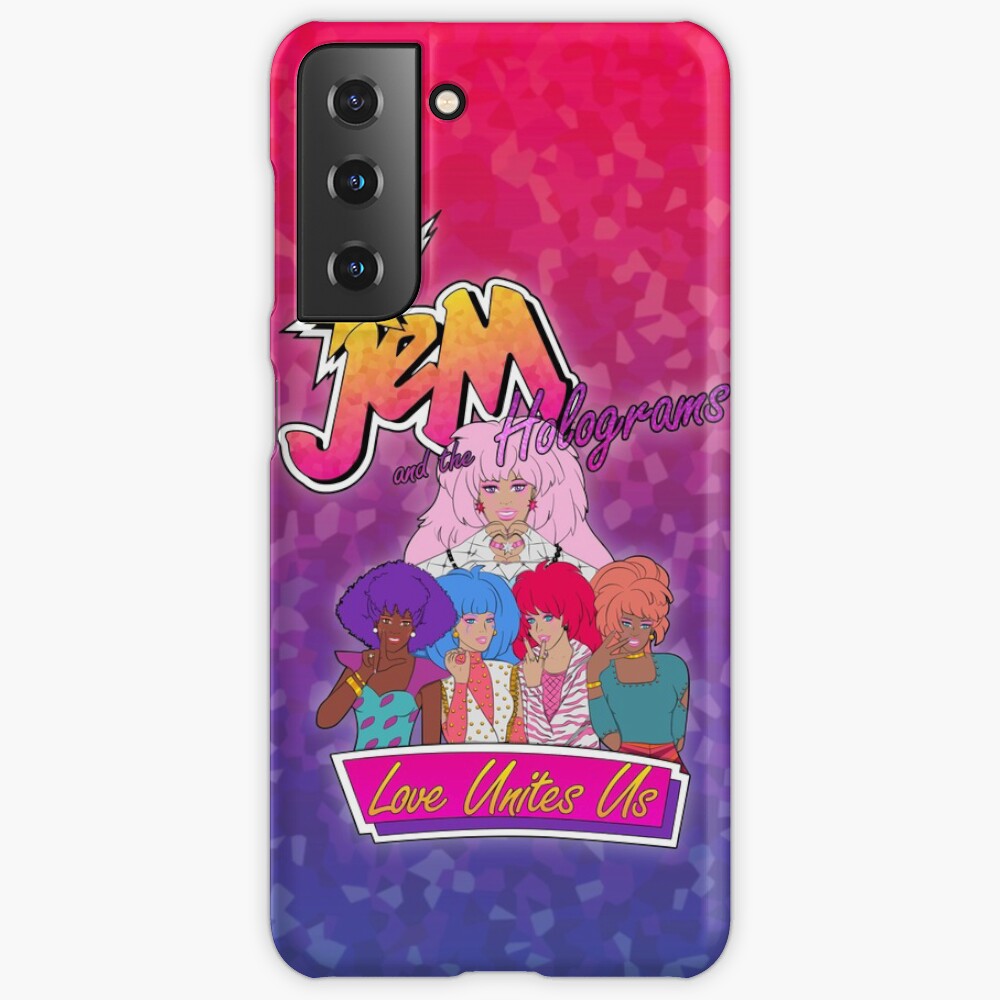 "Love Unites Us Jem and the Holograms" Samsung Galaxy Phone Case for