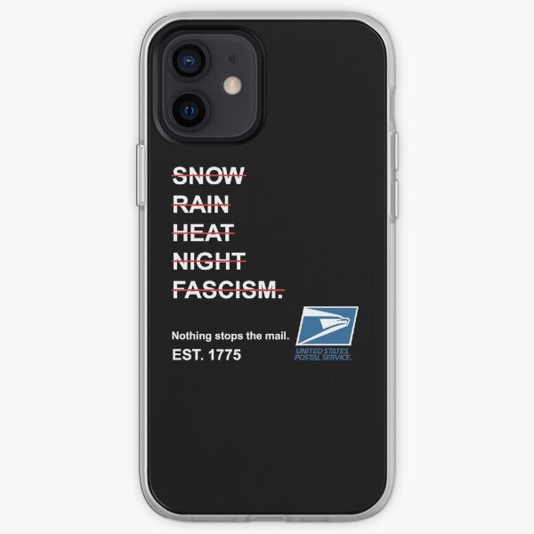 Save The USPS From Fascism Fight Election Fraud & Vote 2020 - Dark Version iPhone Soft Case