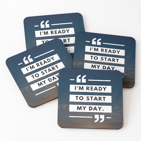 Item preview, Start My Day - Morning Affiration designed and sold by LifeOnWords.