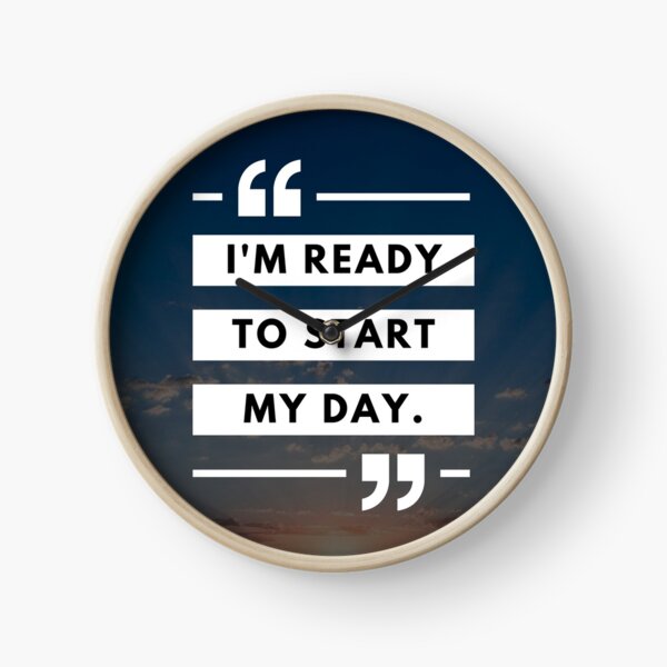 Item preview, Start My Day - Morning Affiration designed and sold by LifeOnWords.