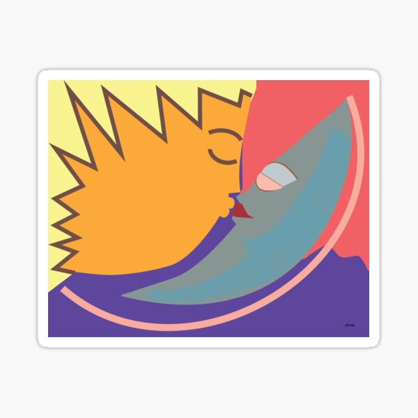 Sunrise Kiss Sticker