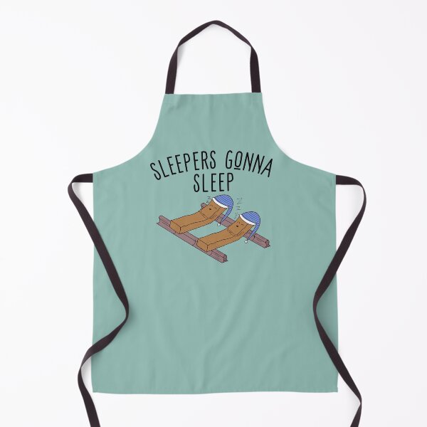 Item preview, Sleepers Gonna Sleep - Funny Railway Train Lovers Pun designed and sold by Dan66.