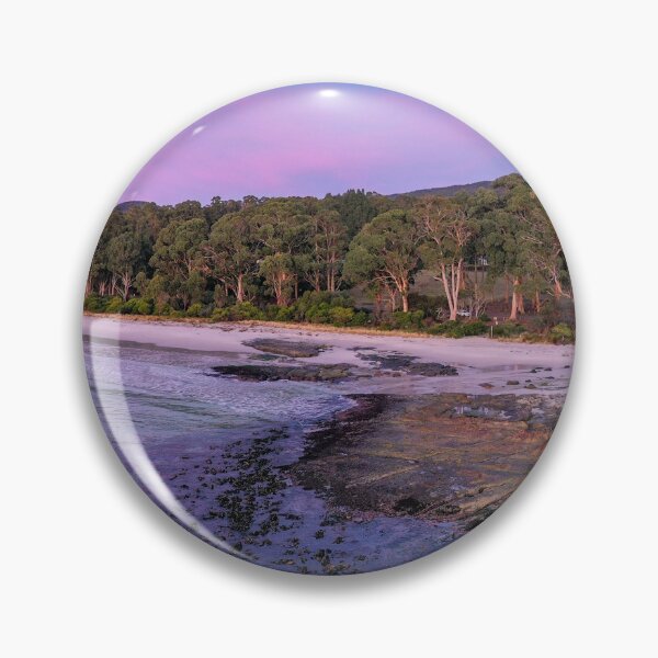 Item preview, Two Tree Point from the sea, at sunrise.  Adventure Bay, Bruny Island panorama. designed and sold by Sean De Freitas.