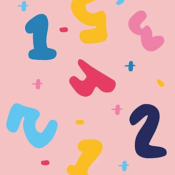 Artwork thumbnail, Numbers Pattern by maxine cunanan