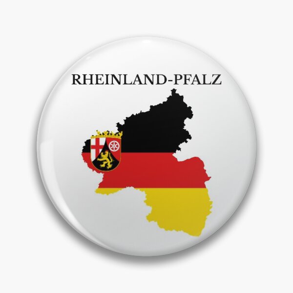 Item preview, Rhineland-Palatinate, Rheinland-Pfalz, Map Flag, Germany designed and sold by marosharaf.