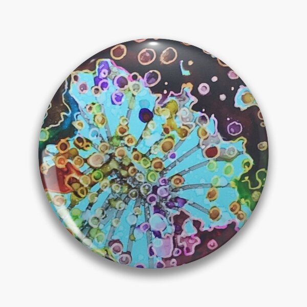 Item preview, colorful dandelion painting designed and sold by Art by Leanne P / Leanne Poellinger.