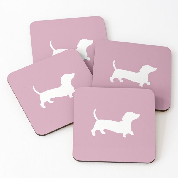 Item preview, Plain Dusty Pink With Daschund Silhouette designed and sold by Reiyankhairina.
