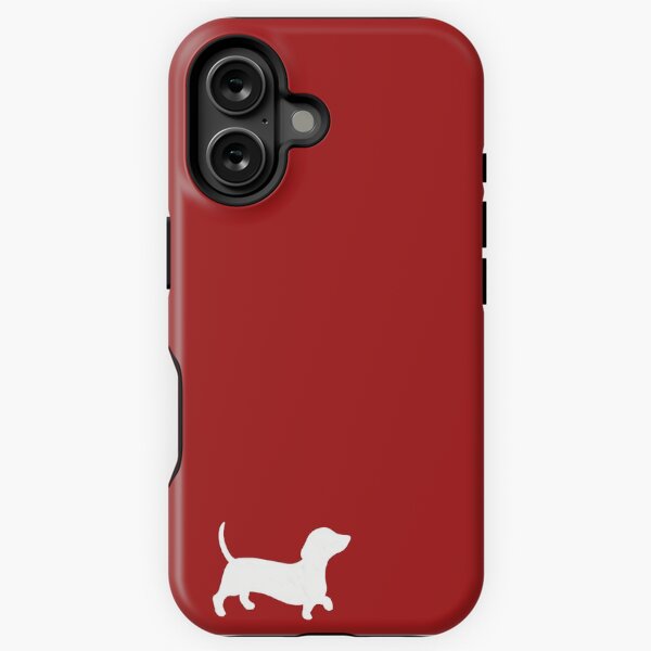 Item preview, Plain Red With Daschund Silhouette designed and sold by Reiyankhairina.