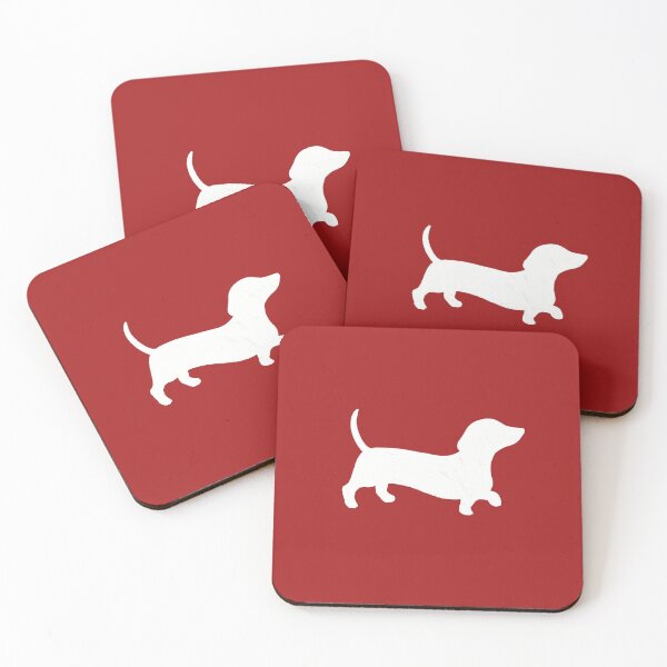 Item preview, Plain Red With Daschund Silhouette designed and sold by Reiyankhairina.
