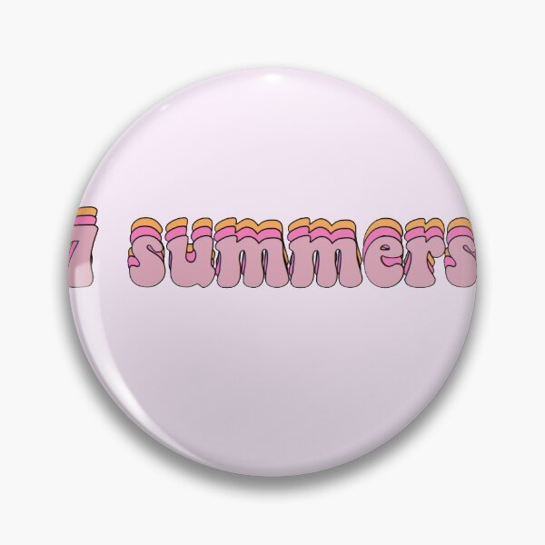 Item preview, 7 Summers Sticker designed and sold by Hallie Walker.