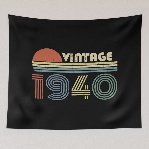 Item preview, Vintage 1940 80.o regalo de cumpleaños nacido en 1940 80 años VT170820 designed and sold by Takatv.