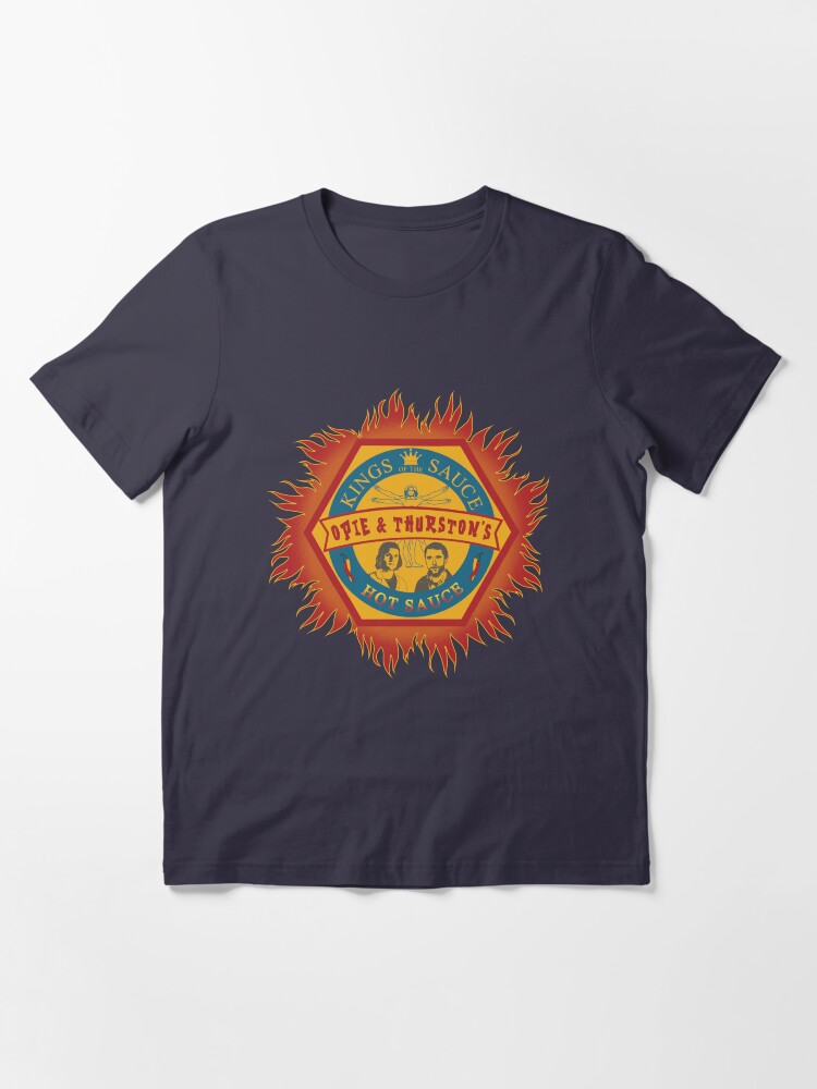 Alternate view of Opie and Thurston's Hot Sauce Essential T-Shirt