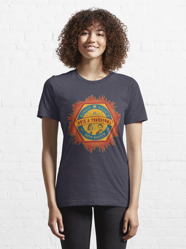 Alternate view of Opie and Thurston's Hot Sauce Essential T-Shirt
