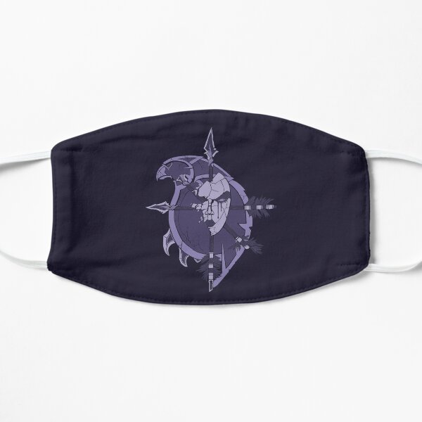 Verlassenes Wappen - Hellpurpur Flache Maske