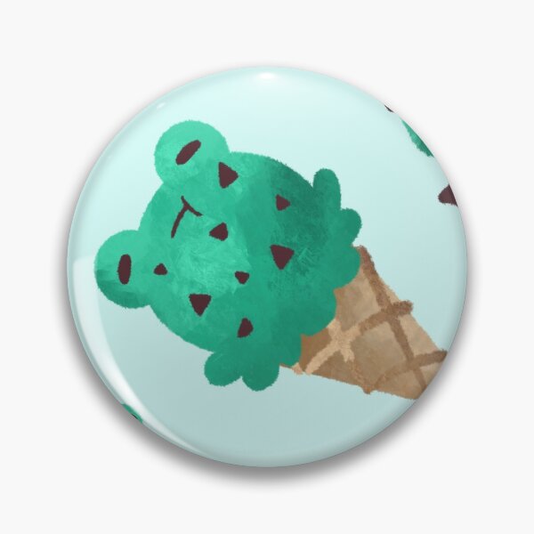 Item preview, Mint Frog Ice Cream designed and sold by PaperFable.