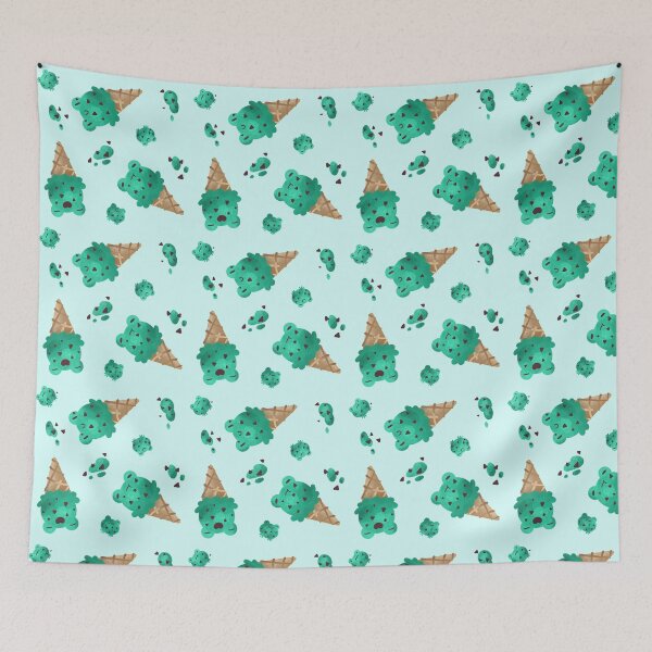 Item preview, Mint Frog Ice Cream designed and sold by PaperFable.