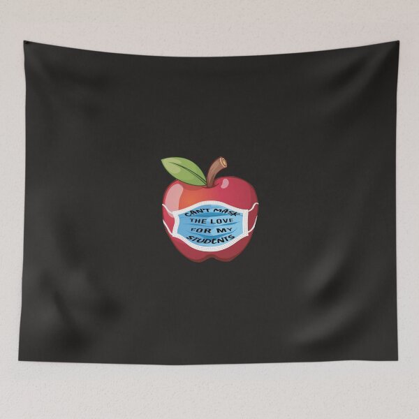 Item preview, Apple Can't Mask The Love For My Students designed and sold by DoreskyDavid.