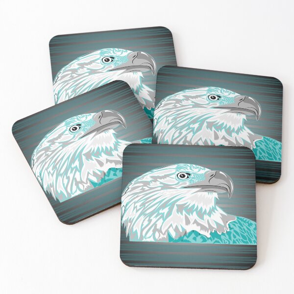 Item preview, Heady Eagle on Striped Background designed and sold by Slydell1.