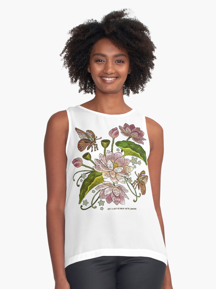 Women's Botanical Tshirt Plant Graphic Wild Flower Shirt Vintage