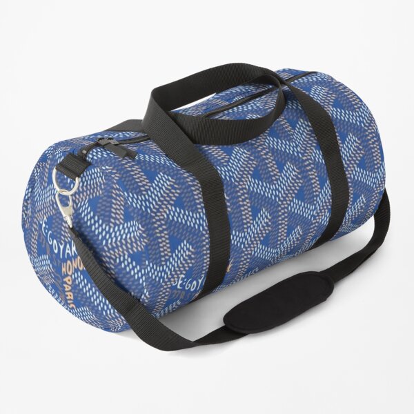 goyard duffle bag blue