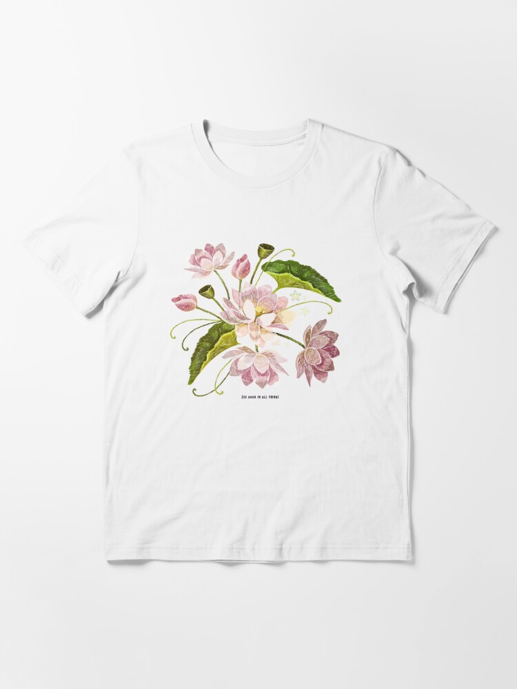 Women's Botanical Tshirt Plant Graphic Wild Flower Shirt Vintage