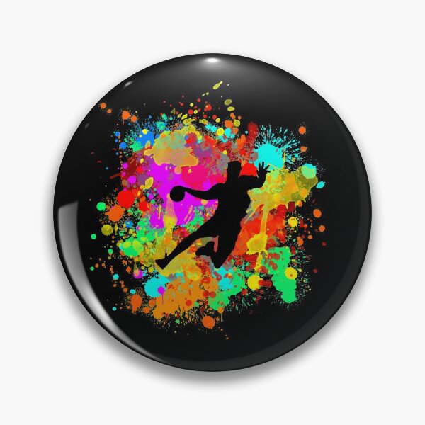 Item preview, colorful handball player great gift for handball players designed and sold by elnino8.