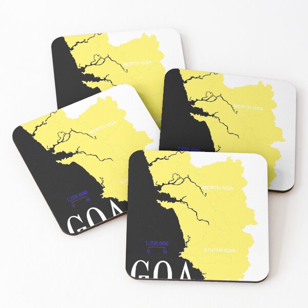 Item preview, Goa map - Incredible India  designed and sold by SueSakpal.