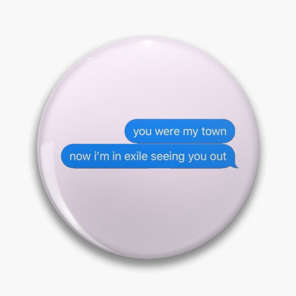 Item preview, Exile Text Sticker designed and sold by Hallie Walker.